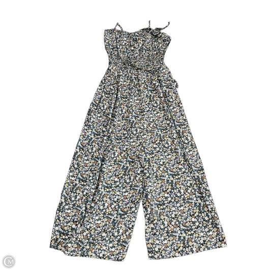 Jumpsuit By Cme In Floral Print, Size: M