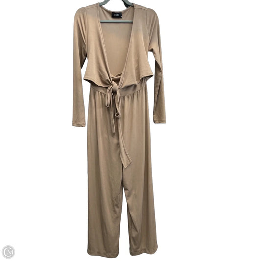 Jumpsuit By Cider In Tan, Size: M