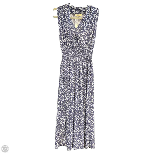 Dress Casual Midi By Cme In Blue, Size: Mp