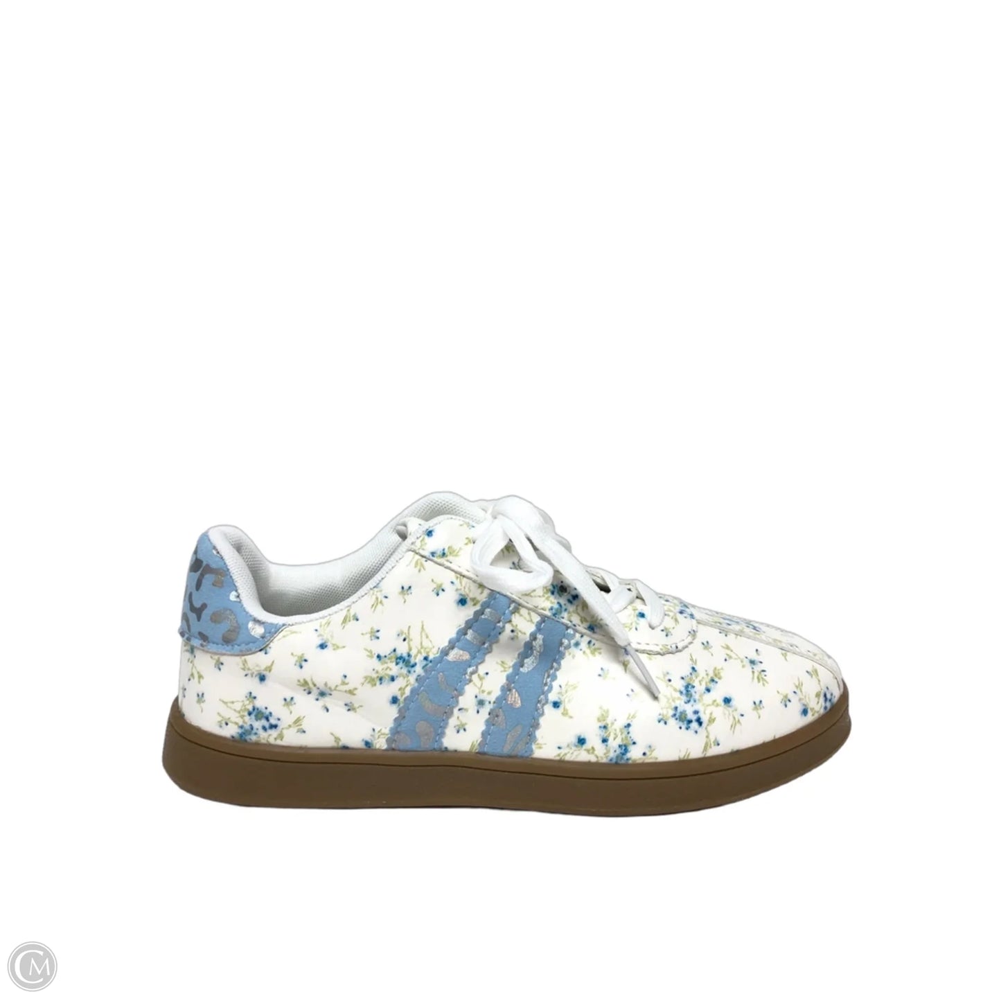Shoes Sneakers By Cmf In Blue & White, Size: 8.5