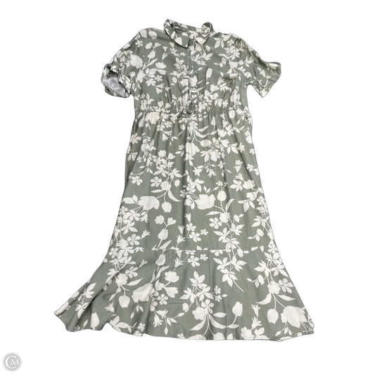 Dress Casual Midi By Kate And Lily In Green, Size: 2x