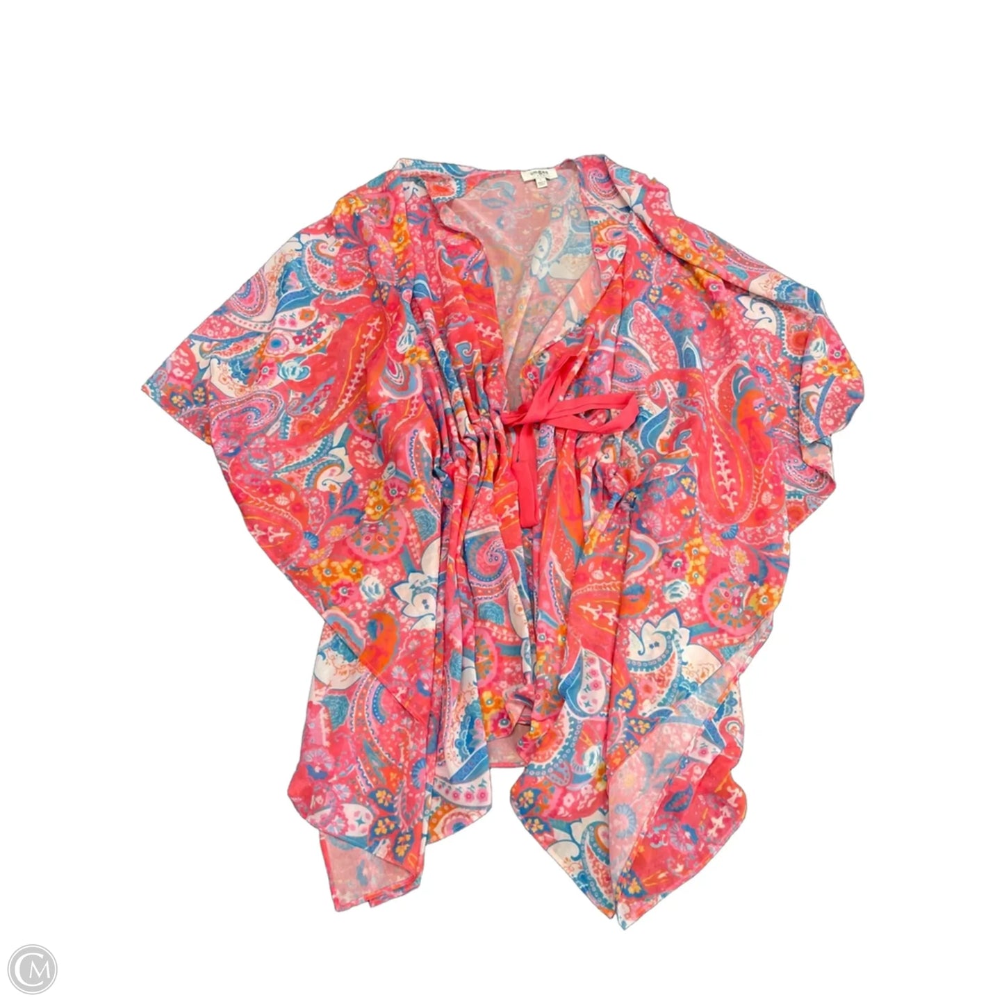 Swimwear Cover-up By Umgee In Blue & Pink, Size: L