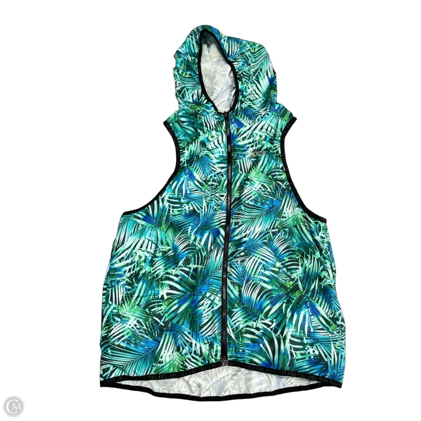 Vest Other By Pink In Blue & Green, Size: M