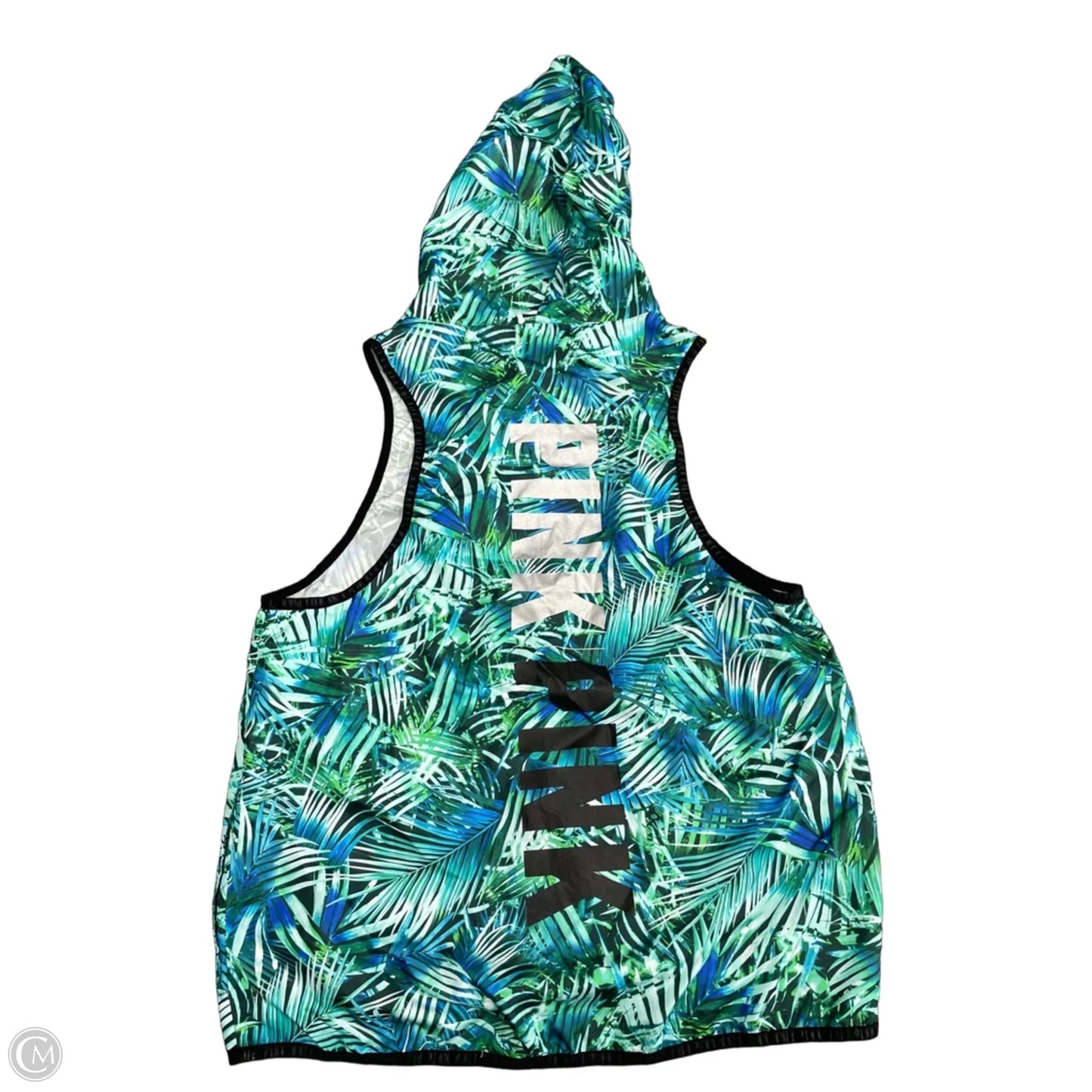 Vest Other By Pink In Blue & Green, Size: M