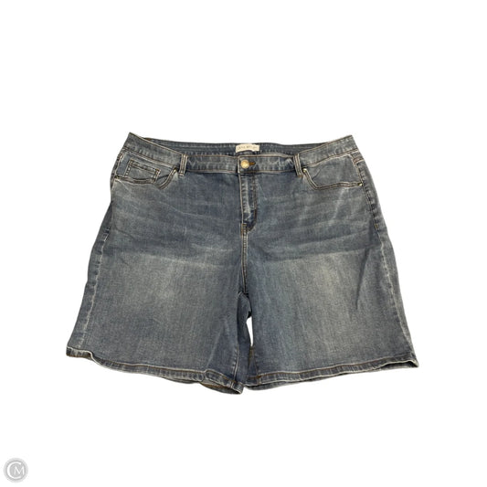 Shorts By Lane Bryant In Blue Denim, Size: 20