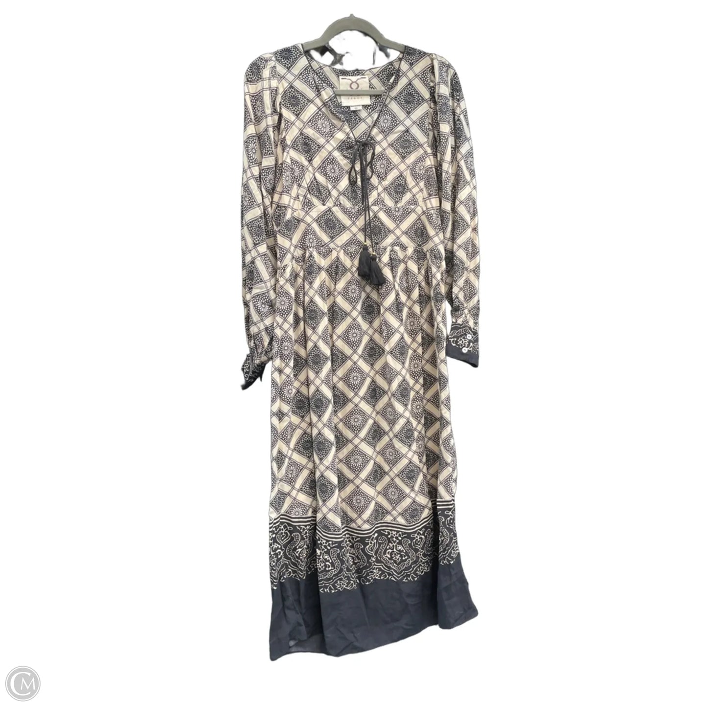 Dress Casual Midi By Cma In Black & Cream, Size: Xs