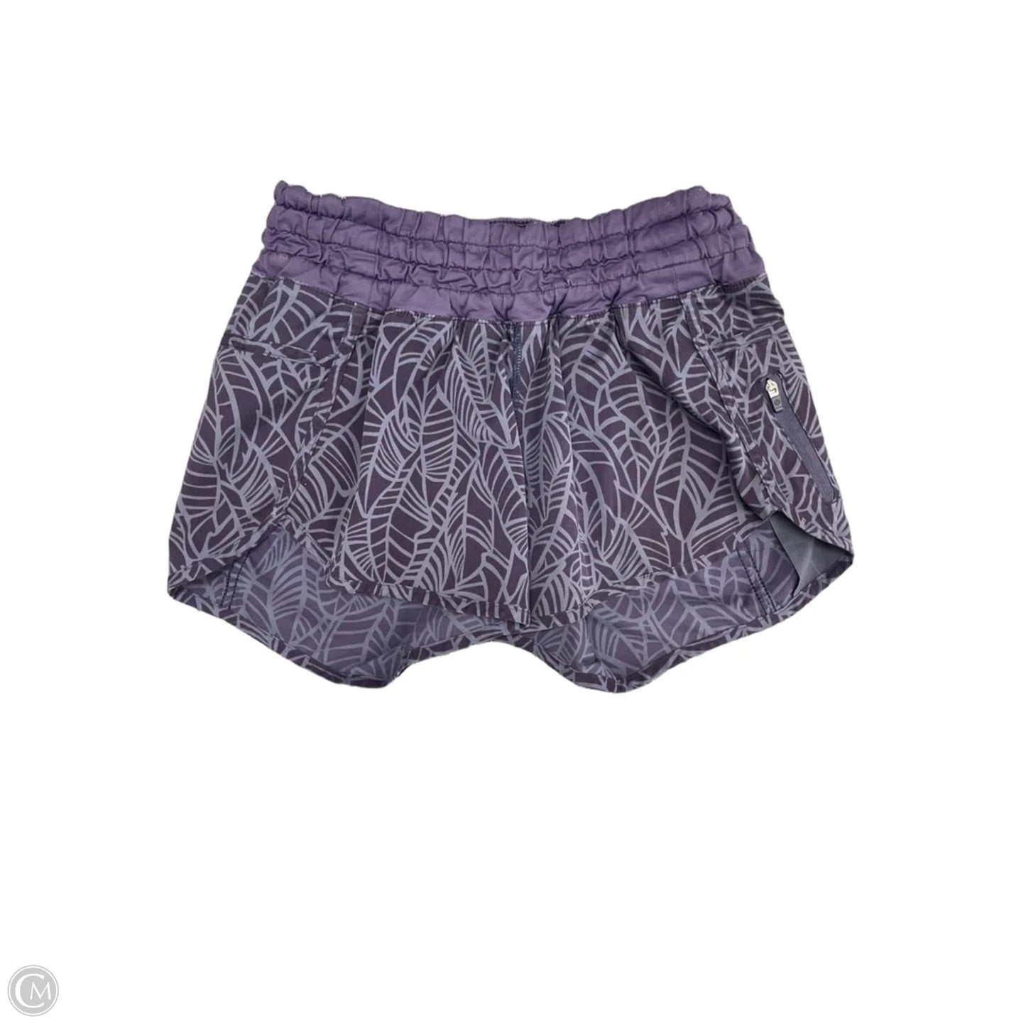 Athletic Shorts By Lululemon In Navy, Size: 4