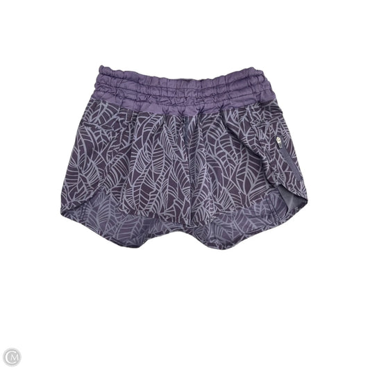 Athletic Shorts By Lululemon In Navy, Size: 4