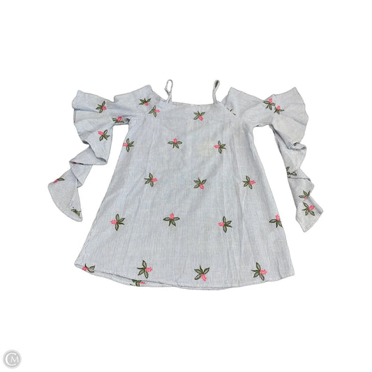 Top 3/4 Sleeve By Hayden La In Blue, Size: S