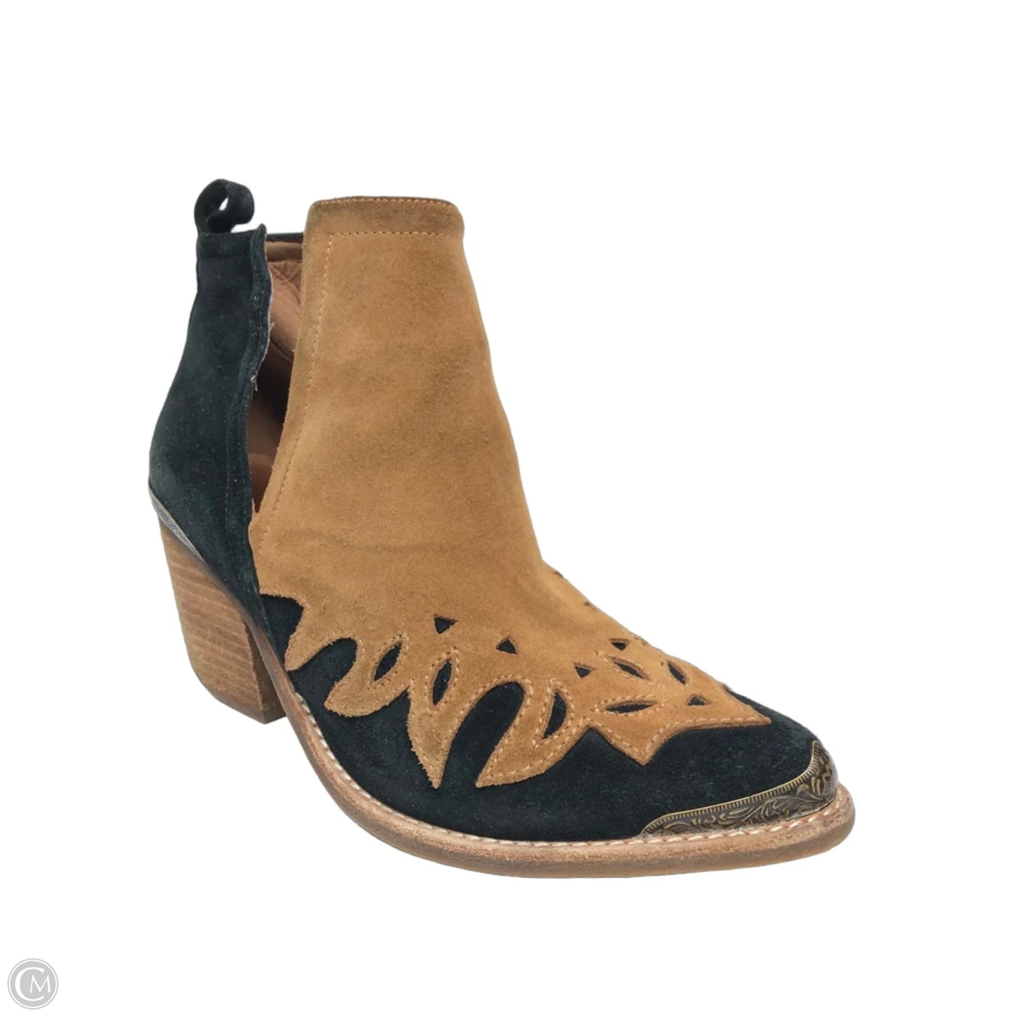 Boots Western By Jeffrey Campbell In Black & Brown, Size: 9