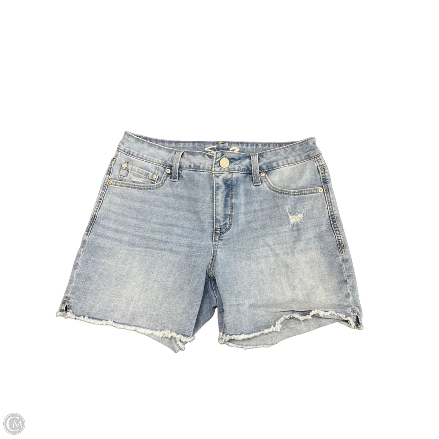 Shorts By Seven 7 In Blue Denim, Size: 6