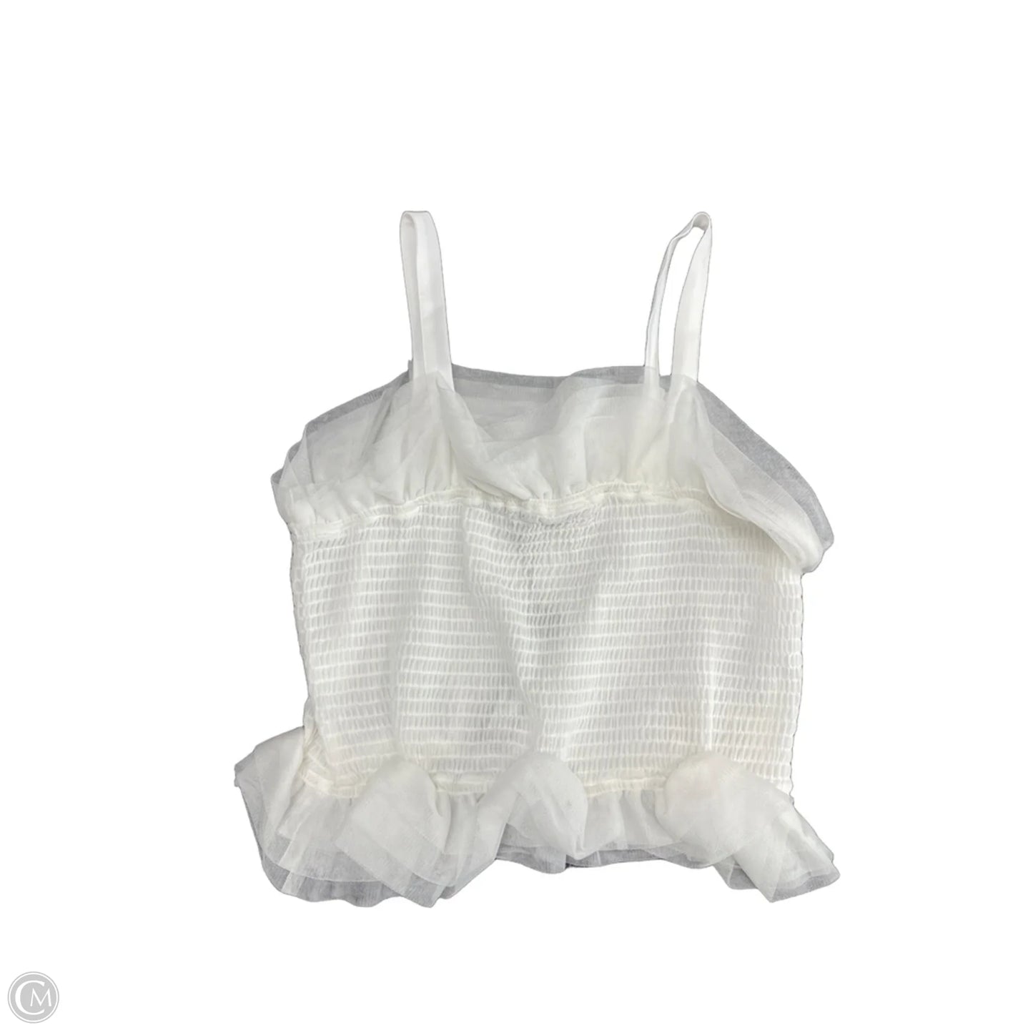 Top Sleeveless By Steve Madden In White, Size: L