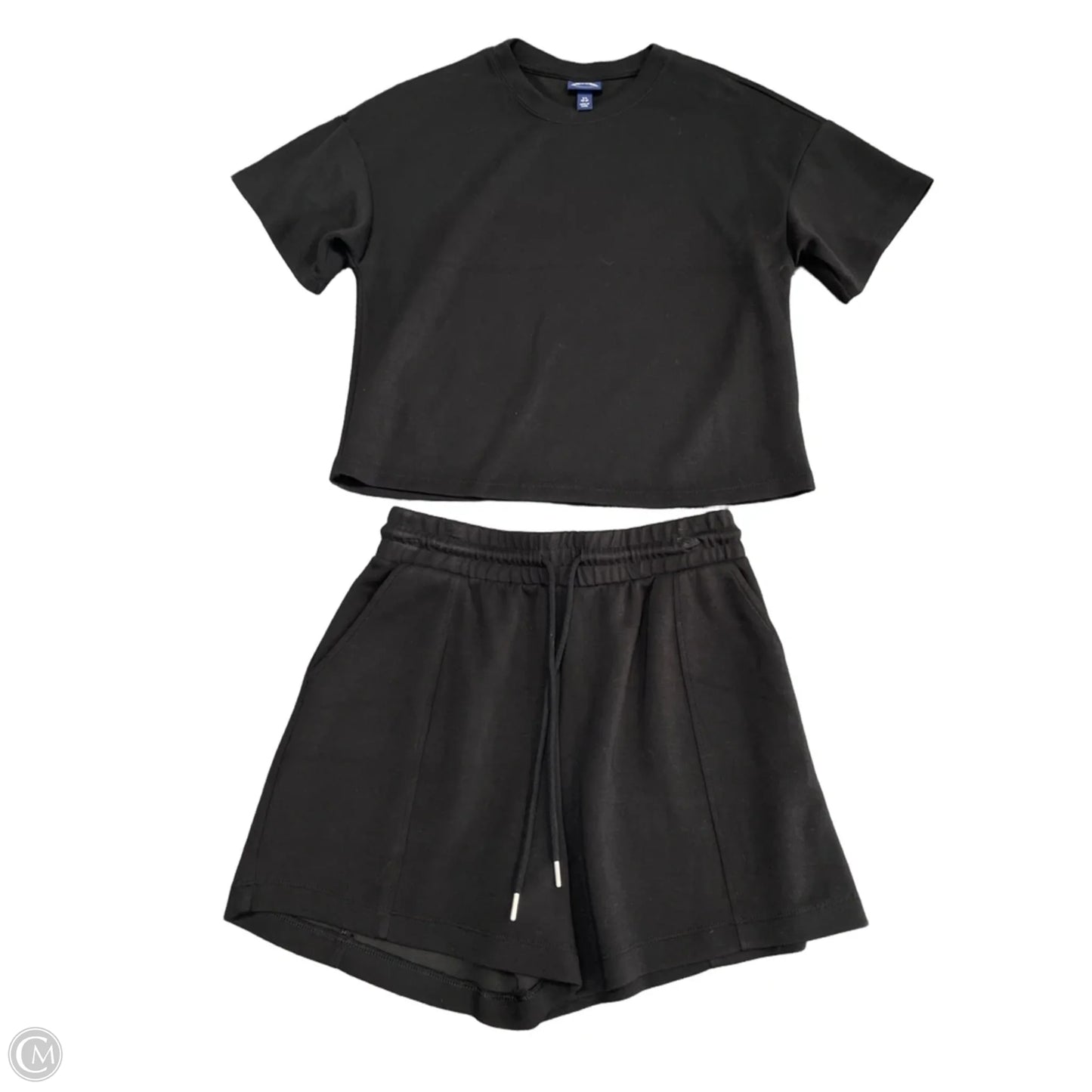 Shorts Set By Scoop In Black, Size: Xs
