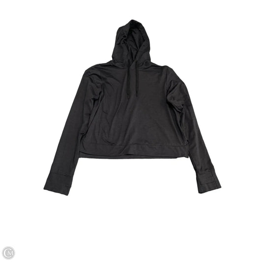 Athletic Top Long Sleeve Hoodie By All In Motion In Black, Size: M
