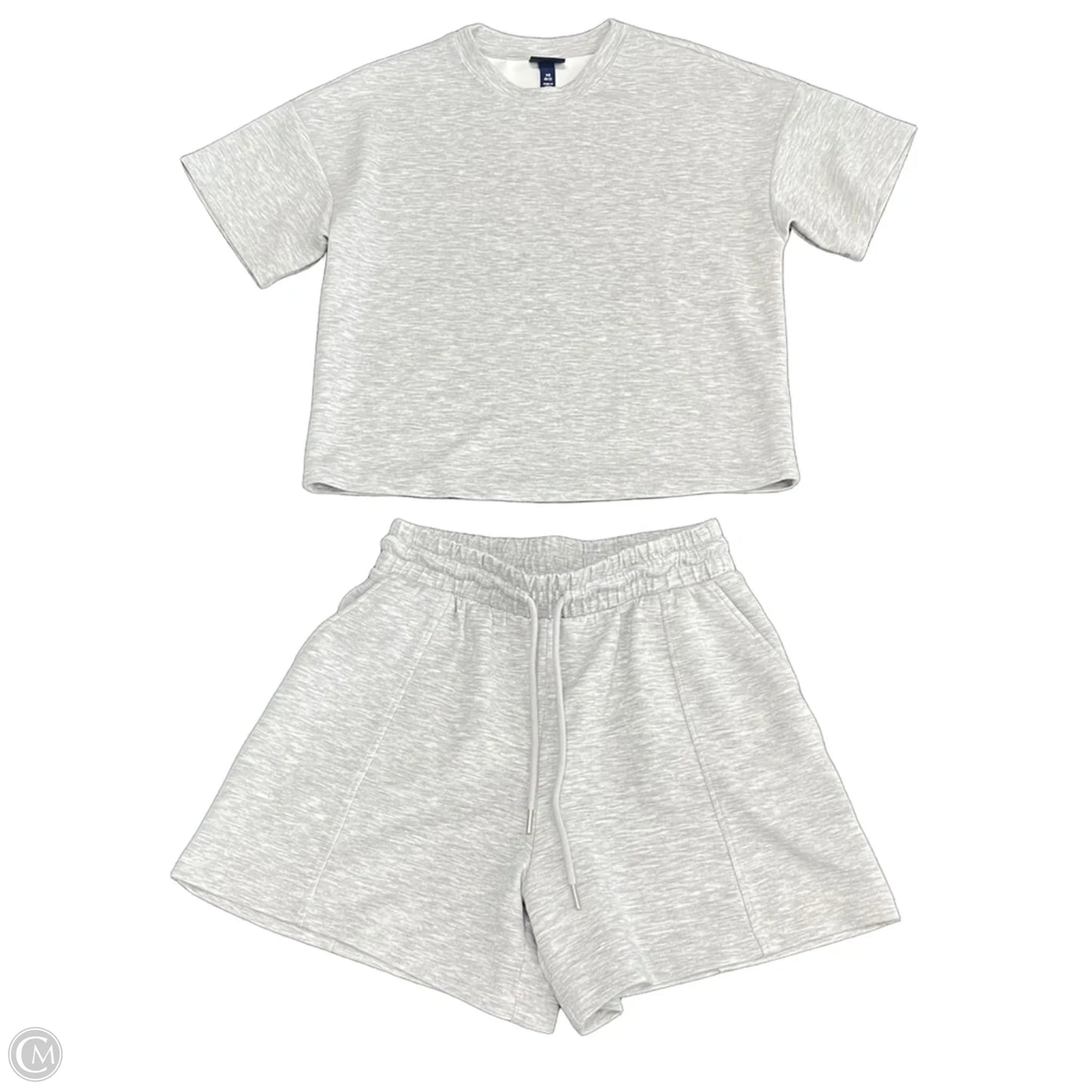 Shorts Set By Scoop In Grey, Size: Xs