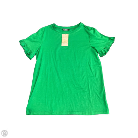 Top Short Sleeve Basic By Cmf In Green, Size: M