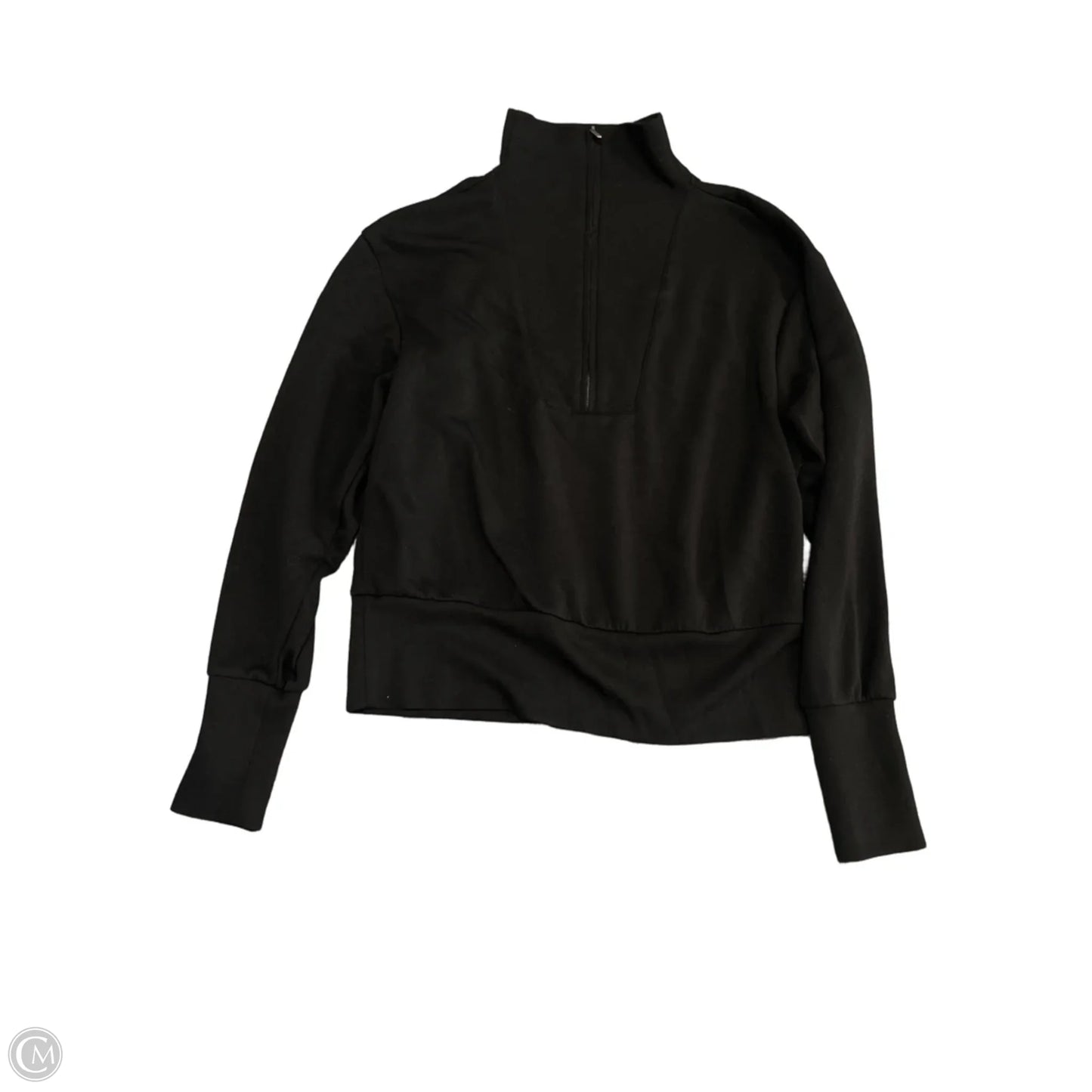 Top Long Sleeve By Scoop In Black, Size: Xs