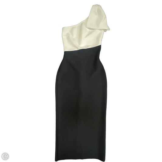Dress Party Midi By Cme In Black & White, Size: M