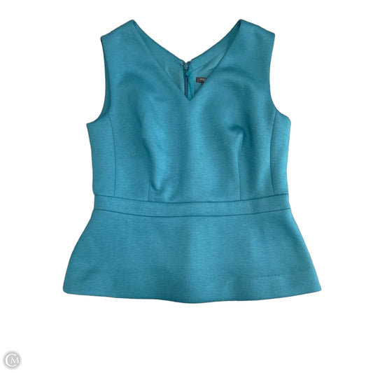 Top Sleeveless By Ann Taylor In Teal, Size: 4p