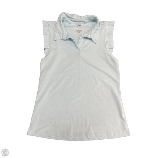 Athletic Top Short Sleeve By Gottex In Aqua, Size: S