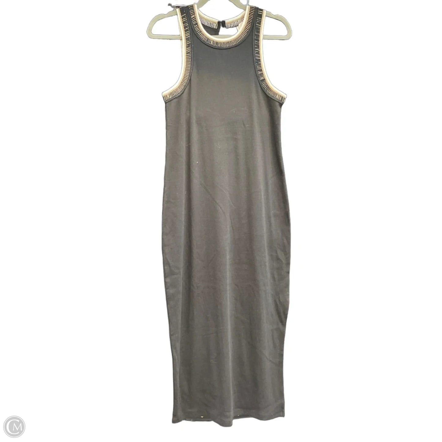 Dress Casual Midi By Loft In Black, Size: M