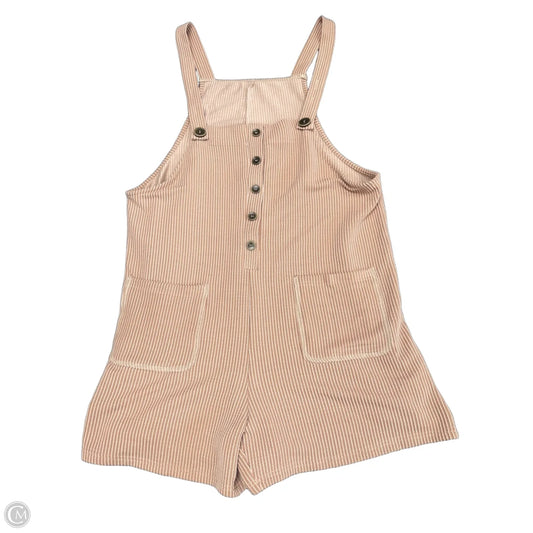 Romper By Cmf In Tan, Size: L