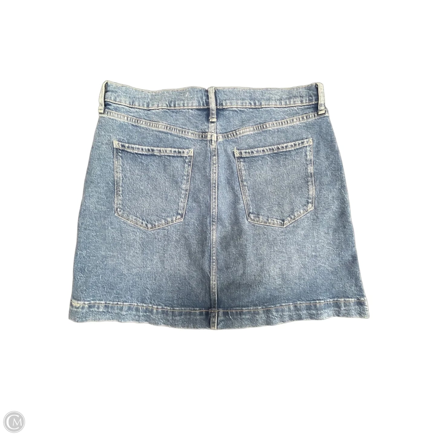Skirt Mini & Short By Ana In Blue Denim, Size: 14