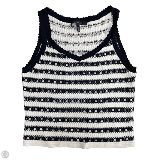 Top Sleeveless By White House Black Market In Black & White, Size: L