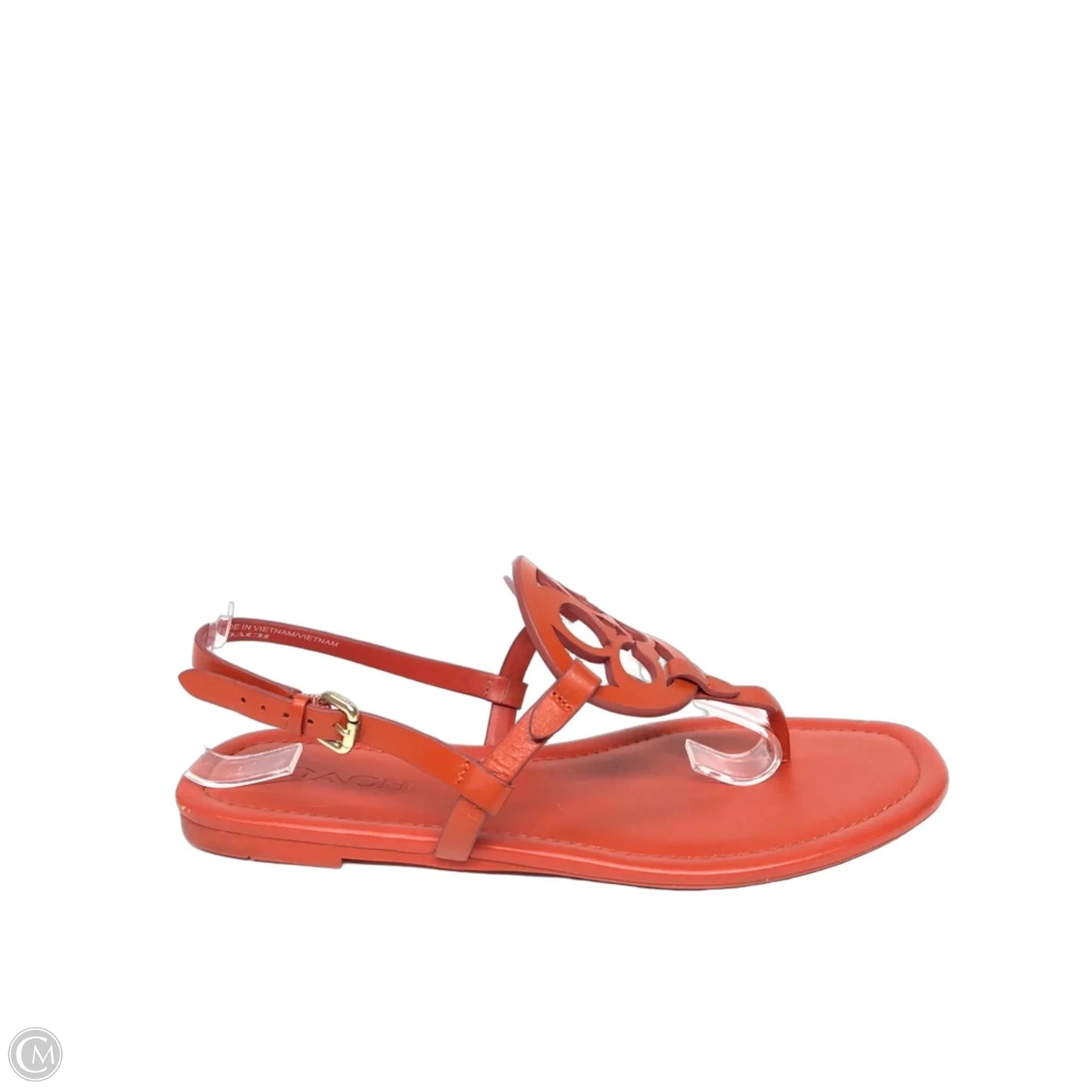 Sandals Designer By Coach In Red, Size: 7.5
