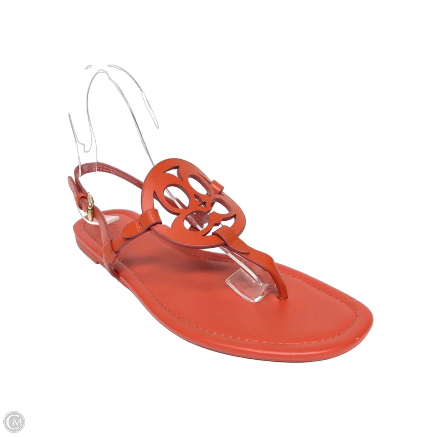 Sandals Designer By Coach In Red, Size: 7.5