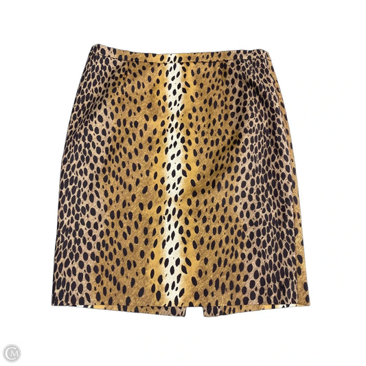 Skirt Mini & Short By Michael By Michael Kors In Animal Print, Size: 12