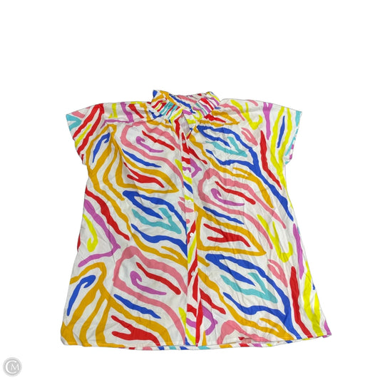 Tunic Short Sleeve By Clothes Mentor In Multi-colored, Size: Xl