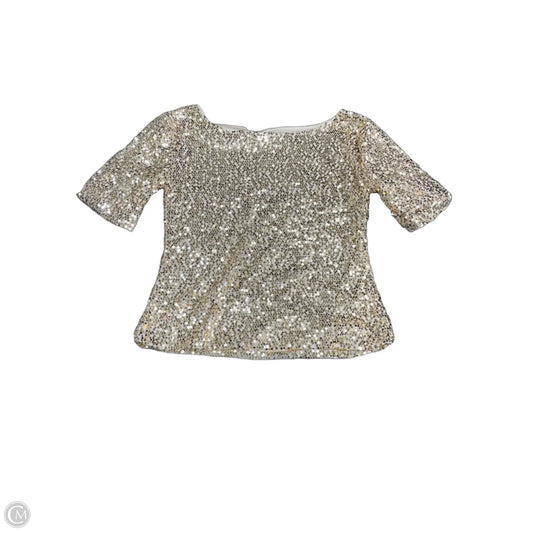 Top Short Sleeve By Cmc In Gold, Size: L