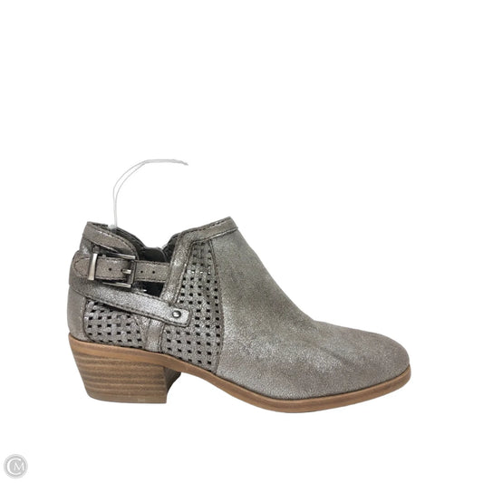 Boots Ankle Heels By Vince Camuto In Bronze, Size: 8
