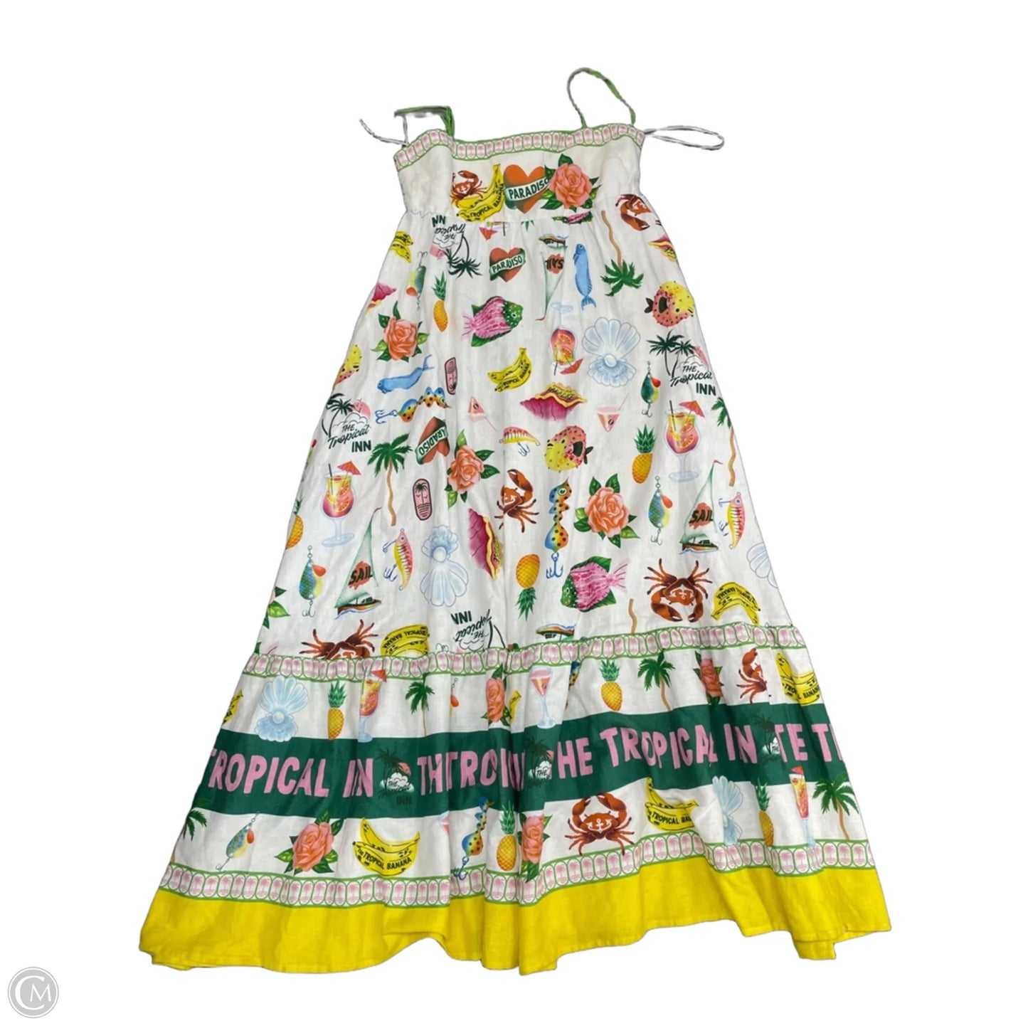 Dress Casual Midi By Rachel Zoe In Tropical Print, Size: S