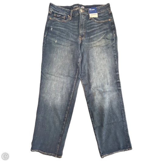 Jeans Straight By Old Navy In Blue Denim, Size: 12