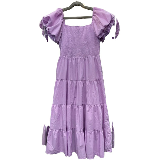 Dress Casual Midi By Prettygarden In Purple, Size: Xl