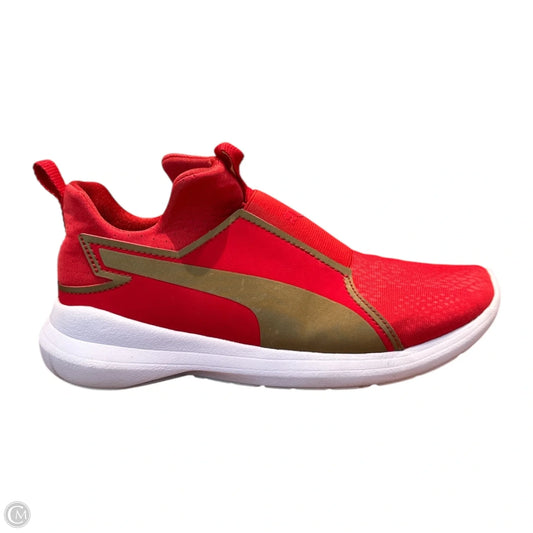 Shoes Athletic By Puma In Red, Size: 6.5