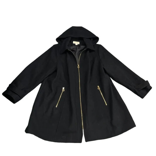 Coat Wool By Michael By Michael Kors In Black, Size: 22