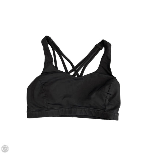 Athletic Bra By Lululemon In Black, Size: 6