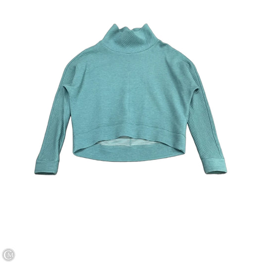 Athletic Sweatshirt Crewneck By Zella In Teal, Size: L