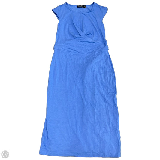 Dress Casual Midi By Lauren By Ralph Lauren In Blue, Size: 6