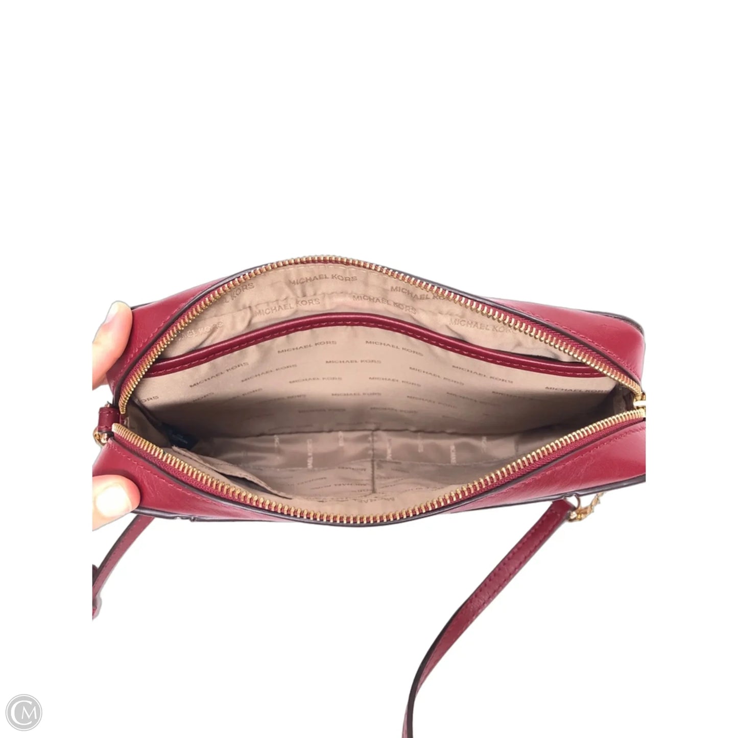 Crossbody Designer By Michael Kors, Size: Medium
