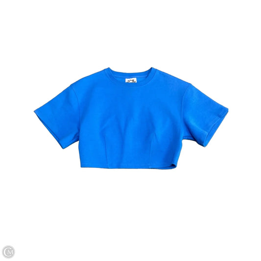 Top Short Sleeve By Future Collective In Blue, Size: Xs