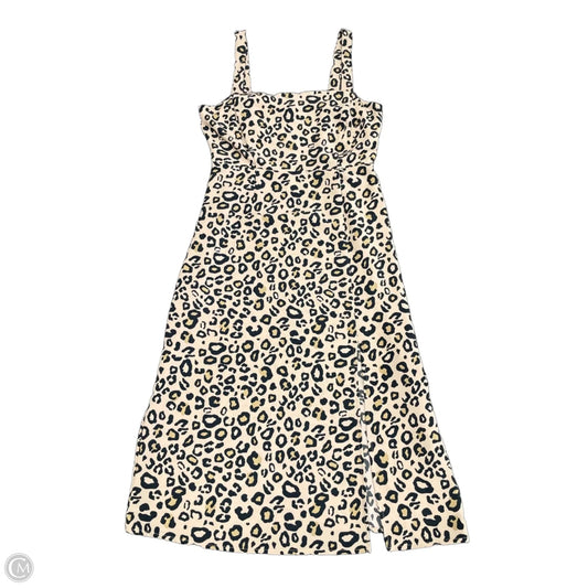 Dress Casual Midi By Sanctuary In Leopard Print, Size: 4
