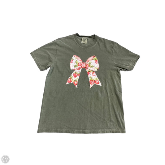 Top Short Sleeve Basic By Comfort Colors In Green, Size: M
