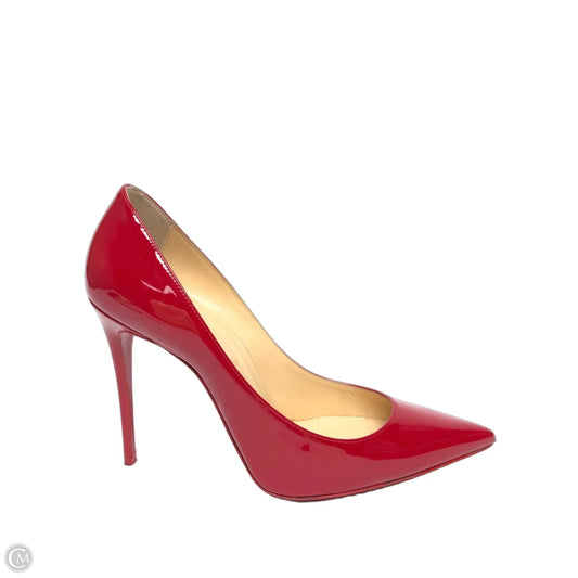 Shoes Luxury Designer By Christian Louboutin In Red, Size: 8