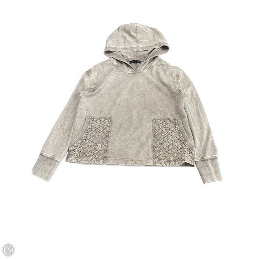Sweatshirt Hoodie By Jane And Delancey In Taupe, Size: S