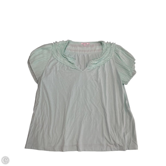 Top Short Sleeve By Chicos In Green, Size: Xl