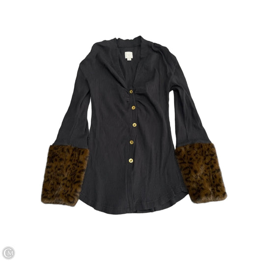 Top Long Sleeve By Maeve In Black, Size: L